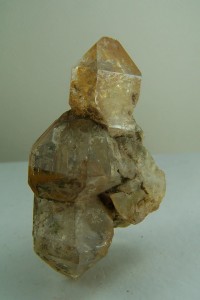 Clay included Skeletal Quartz crystal from Baluchistan, Pakistan