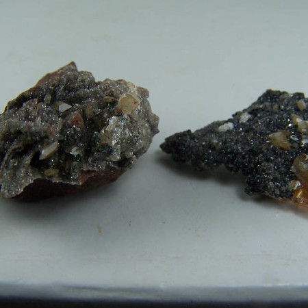 (2) Wulfenite specimens from Tsumeb Mine, Tsumeb, Otjikoto Refion, Namibia