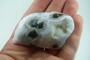 Druse Quartz Ocean Jasper specimen from Madagascar