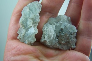 (2) Fluorite clusters from China