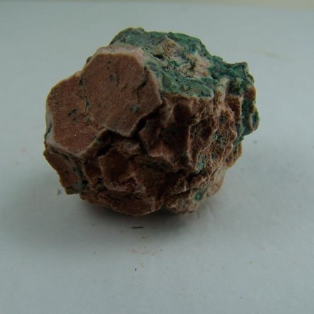 Copper and Dolomite after Aragonite from Corocoro District, Bolivia