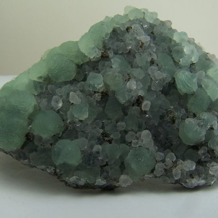 Prehnite with Calcite from Paterson, New Jersey