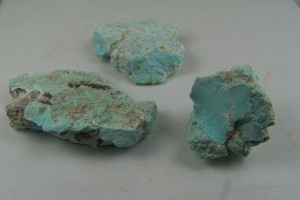 (3) Turquoise specimens from Arizona