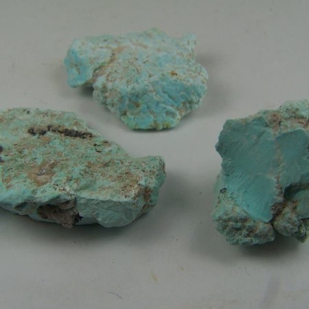 (3) Turquoise specimens from Arizona
