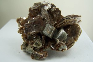 Apatite crystals on Muscovite from Minas Gerais, Brazil