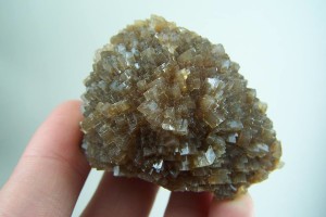 Calcite cluster from Indiana