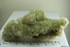 Duftite on Clacite from Tsumeb Mine, Tsumeb, Otjikoto Refion, Namibia