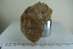 Clay included Skeletal Quartz cluster from Baluchistan, Pakistan