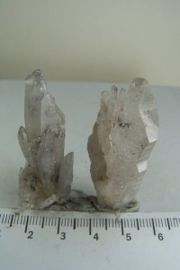 (2) Quartz crystals from Sentinel Rock, El Paso Co., Colorado