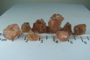 Garnet var. Grossular var. Hessonite parcel from Jeffrey Mine, Quebec, Canada