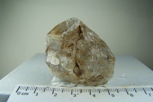 Clay included Skeletal Quartz cluster from Baluchistan, Pakistan