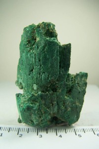 Malachite after Azurite from Tsumeb Mine, Tsumeb, Otjikoto Region, Nambiba
