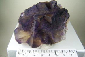Fluorite cluster from Eurika Mine, Crittenden Co., Kentucky