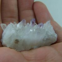 Amethyst scepters on Quartz from 	Goboboseb, Namibia