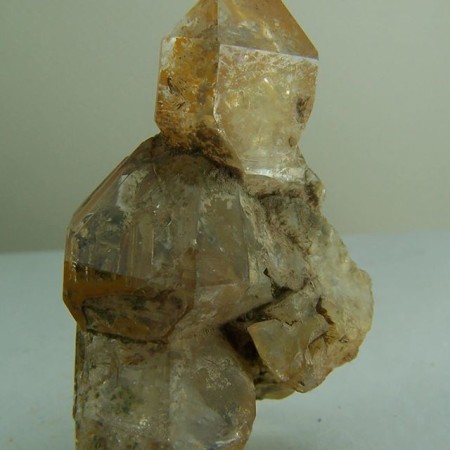 Clay included Skeletal Quartz crystal from Baluchistan, Pakistan