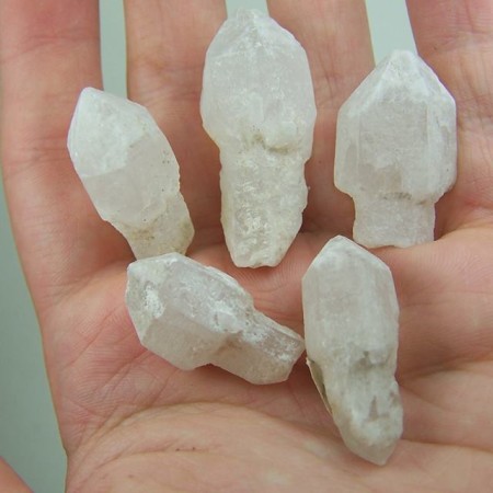 (5) Quartz scepter crystals from Madagascar