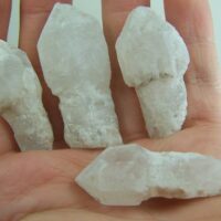 (4) Quartz scepter crystals from Madagascar