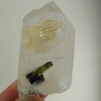Elbaite Tourmaline in Quartz from Minas Gerais, Brazil