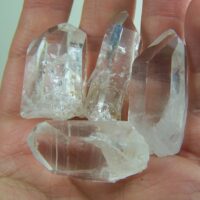 (4) Lemurian seed Quartz crystals from Columbia