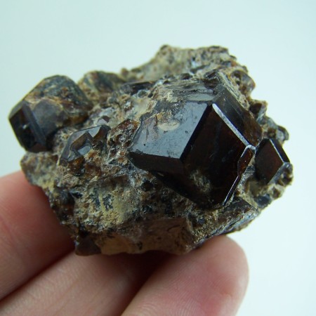 Garnet crystals in matrix from Nandan Iron Mines, Hebei Province, China