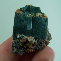 Malachite after Azurite from Tsumeb Mine, Tsumeb, Otjikoto Region, Namibia