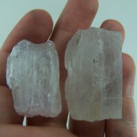 (2) Spodumene specimens from Afghanistan