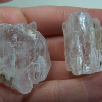 (2) Spodumene specimens from Afghanistan