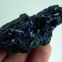 Azurite on matrix from Tsumeb Mine, Tsumeb, Otjikoto Region, Namibia