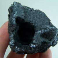 Pyrolusite geode from Morocco