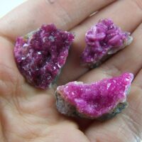(3) Cobaltian Dolomite cluster from Morocco