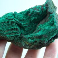 Malachite on matrix from Anhui province, China