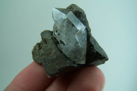 Herkimer “Diamond” Quartz crystal in matrix from Herkimer Co., New York