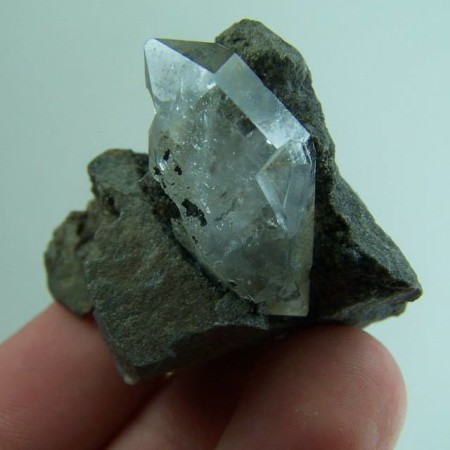 Herkimer “Diamond” Quartz crystal in matrix from Herkimer Co., New York