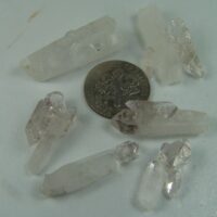 (6) Quartz scepters from Minas Gerais, Brazil