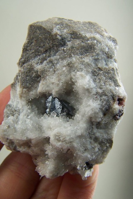 Cinnabar with Dolomite on Basalt from China