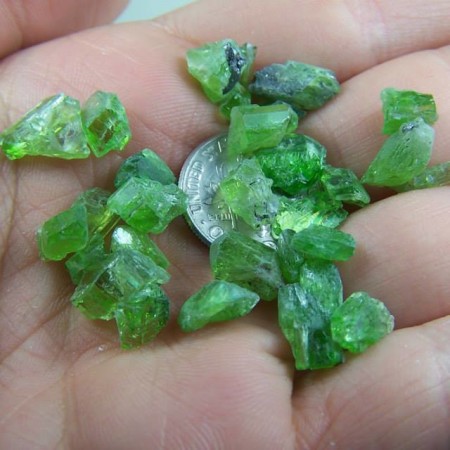 Tremolite crystal shards from Tanzania