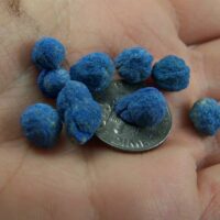 (9) Azurite “blueberries” from La Sal, Utah