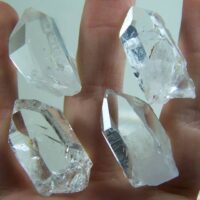 (4) Lemurian seed Quartz crystals from Columbia