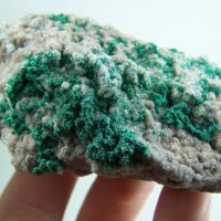 Malachite on Dolomite from Tsumeb Mine, Tsumeb, Otjikoto Refion, Namibia