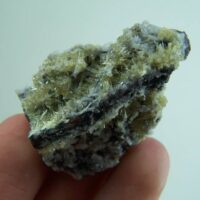 Mimetite on matrix from Tsumeb Mine, Tsumeb, Otjikoto Refion, Namibia