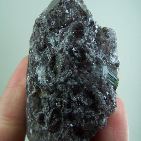Tourmaline and Lepidolite in Quartz from Minas Gerais, Brazil