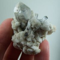 Aquamarine with Quartz and Cleavelandite from Gilgit, Pakistan