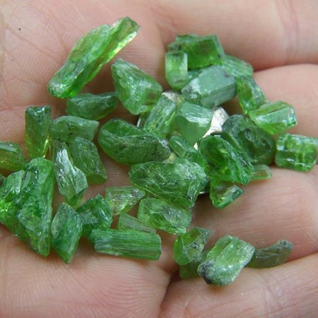 Tremolite crystal shards from Tanzania