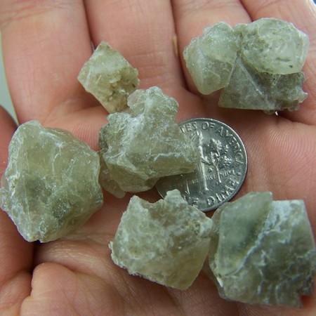 (6) Sulphohalite crystals from Searles Lake, California