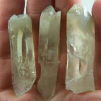 (3) Natural Quartz var. Citrine crystals from Arkansas