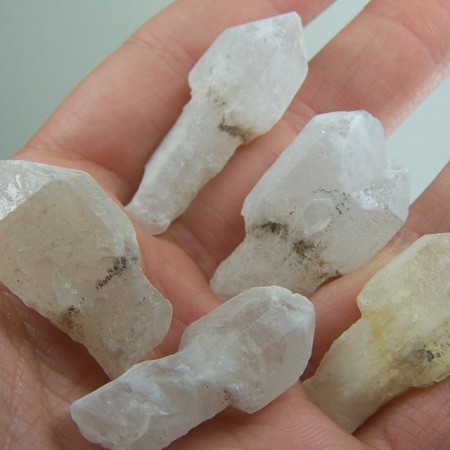 (5) Quartz scepter crystals from Madagascar