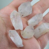 (6) Hollandite included Quartz crystals from Madagascar