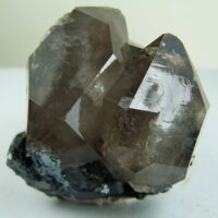Smoky Quartz on Specular Hematite from Egremont, Cumbria, England