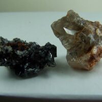 Cerussite crystal & Mimetite cluster from Tsumeb Mine, Tsumeb, Otjikoto Refion, Namibia