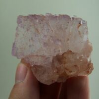 Pale Fluorite crystal from Naica, Mexico